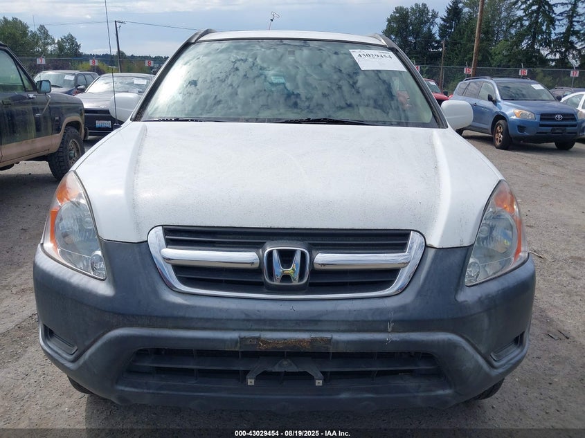 2002 Honda Cr-V Ex VIN: JHLRD78852C087607 Lot: 43029454