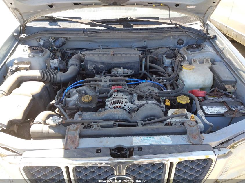 2001 Subaru Forester L VIN: JF1SF63561H768401 Lot: 43029666