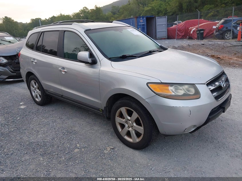 5NMSH73E27H002943 2007 Hyundai Santa Fe Limited/Se auction photo 1
