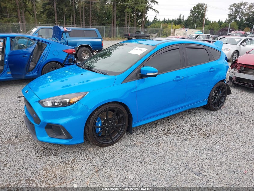 2017 Ford Focus 2.3 Rs Blue Lot 111043029967 Vin WF0DP3TH4H4122619