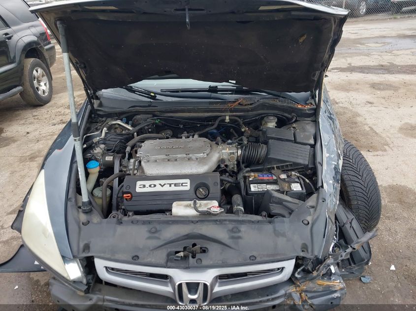 2004 Honda Accord 3.0 Ex VIN: 1HGCM66524A085318 Lot: 43030037