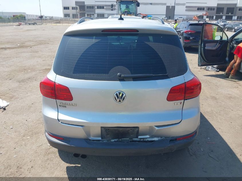 2017 Volkswagen Tiguan 2.0T/2.0T S VIN: WVGAV7AX9HK043080 Lot: 43030171