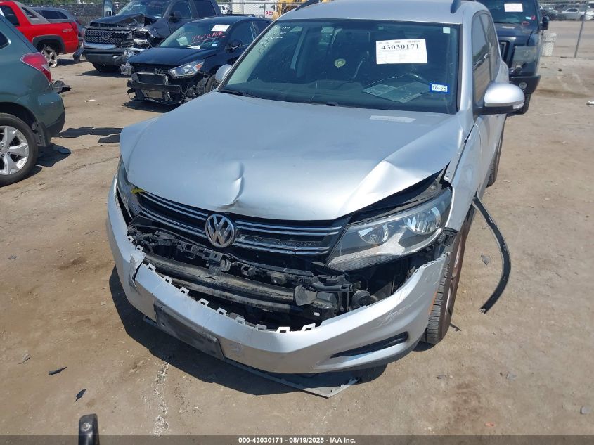 2017 Volkswagen Tiguan 2.0T/2.0T S VIN: WVGAV7AX9HK043080 Lot: 43030171