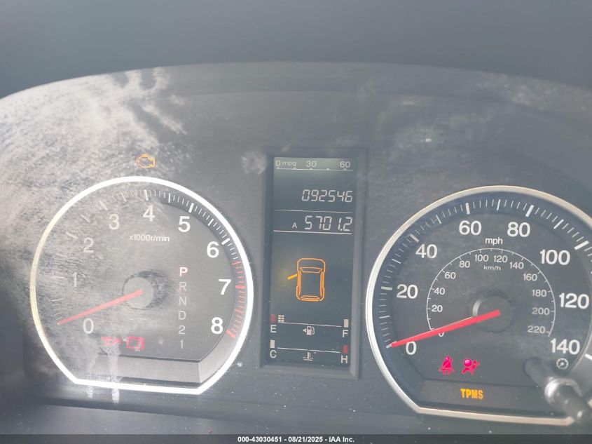 2008 Honda Cr-V Lx VIN: JHLRE38348C000220 Lot: 43030451