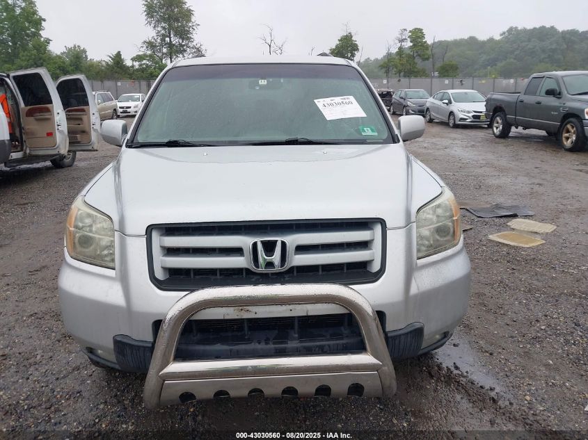 2006 Honda Pilot Ex VIN: 5FNYF184X6B022466 Lot: 43030560