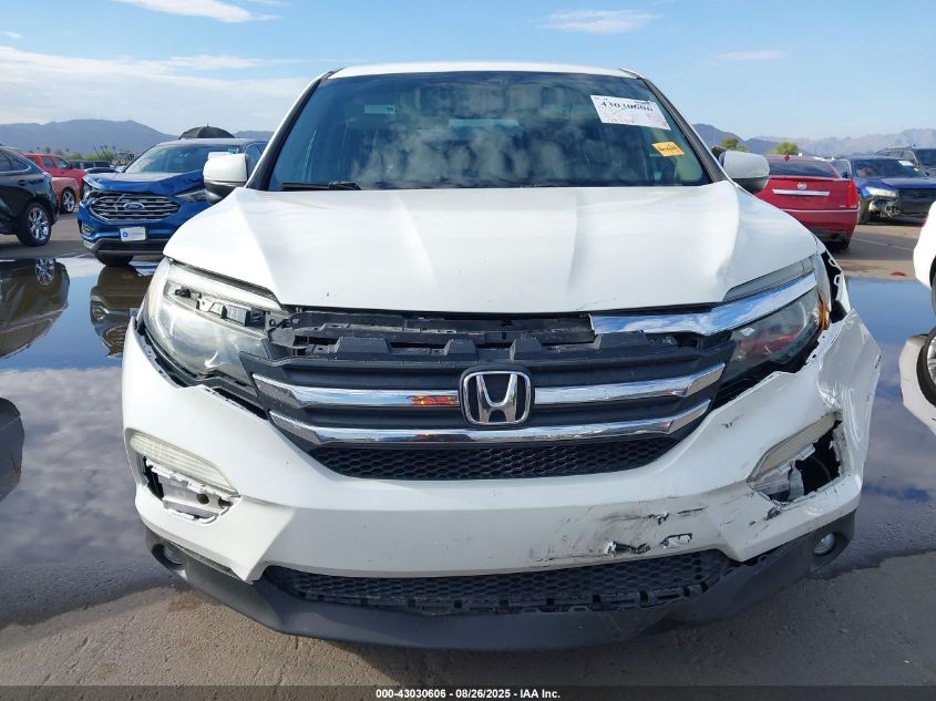 2017 Honda Pilot Ex VIN: 5FNYF5H34HB018754 Lot: 43030606