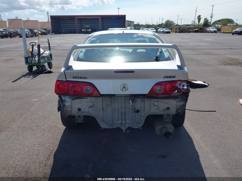 2006 Acura Rsx VIN: JH4DC54806S015163 Lot: 43030968