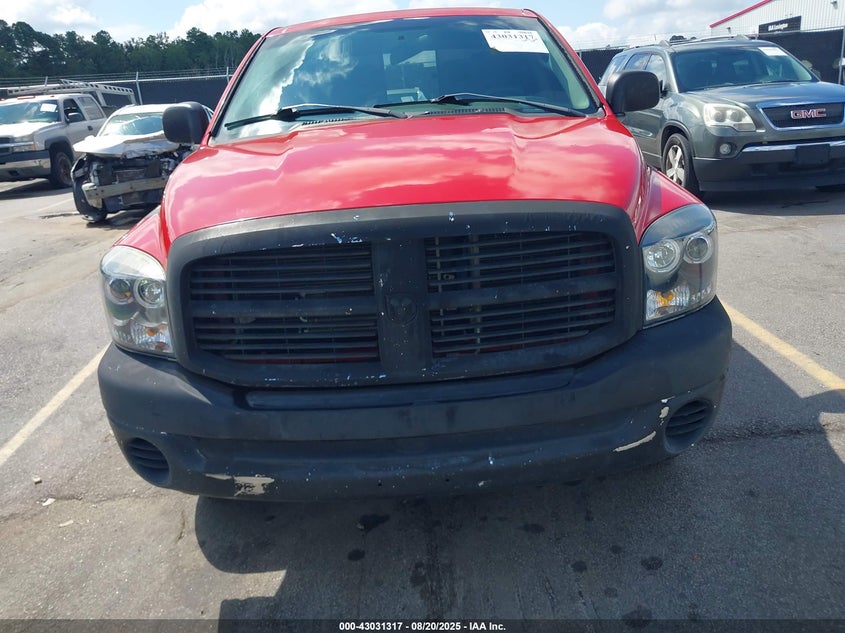 2008 Dodge Ram 1500 St/Sxt VIN: 1D7HA18K58J154596 Lot: 43031317