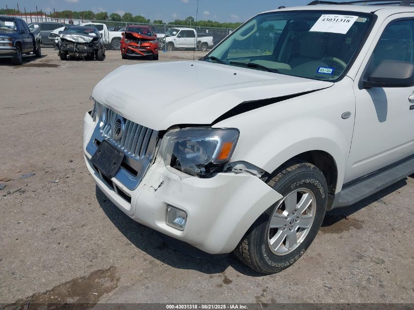 2009 Mercury Mariner I4 VIN: 4M2CU81739KJ22021 Lot: 43031318