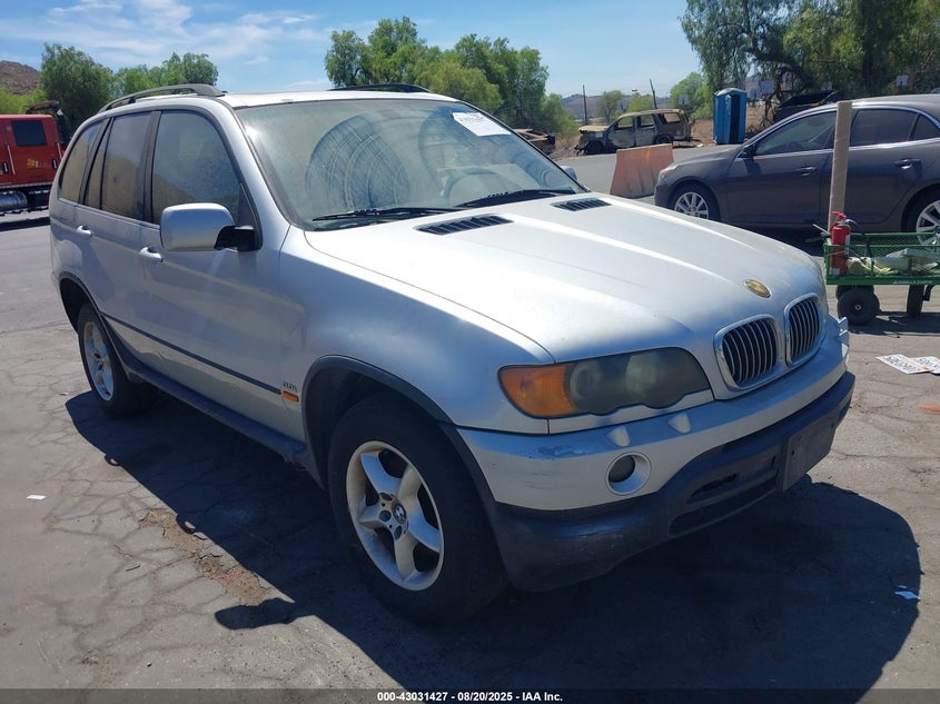 2003 BMW X5 3.0I silver other gasoline 5UXFA53503LV94747 photo #1