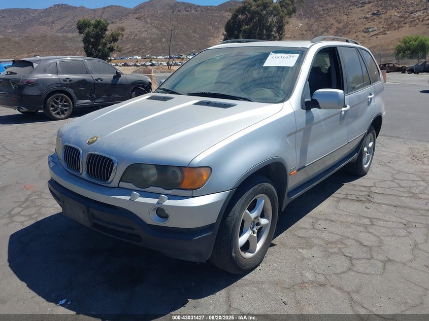 2003 BMW X5 3.0I silver other gasoline 5UXFA53503LV94747 photo #3