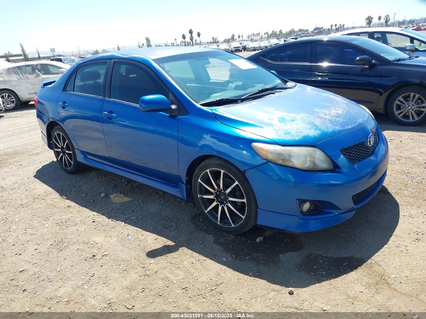 1NXBU40E19Z067370 2009 Toyota Corolla S auction photo 1