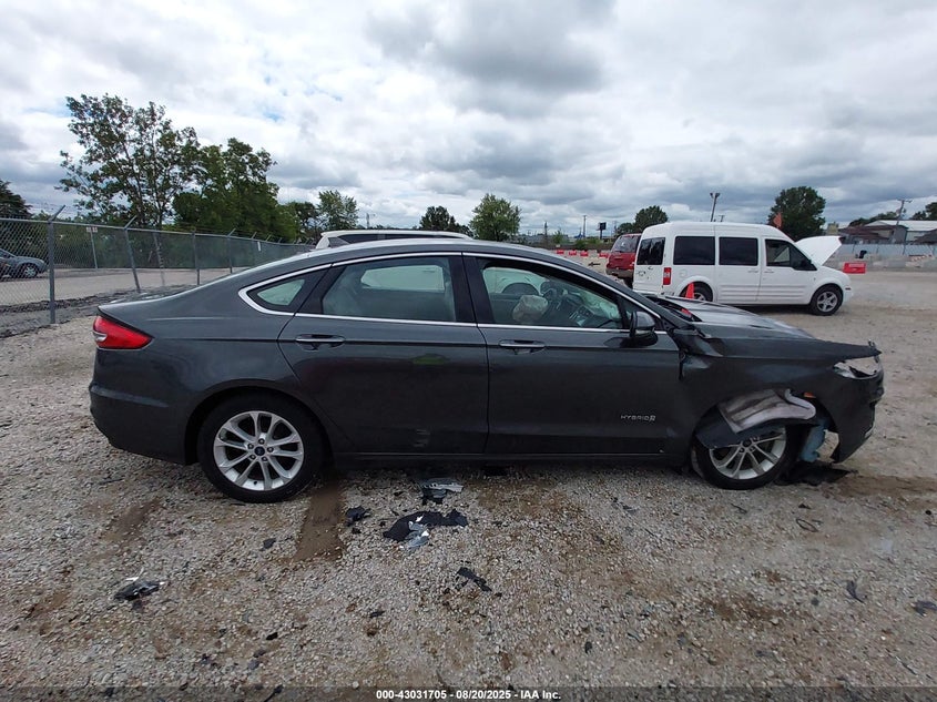 2019 FORD FUSION HYBRID SEL - 3FA6P0MUXKR255718