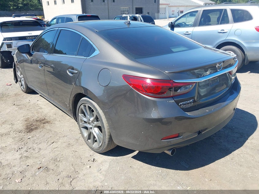 2017 Mazda 6 2.5 Grand Touring Brown Lot 111043031828 Vin JM1GL1W54H1136359