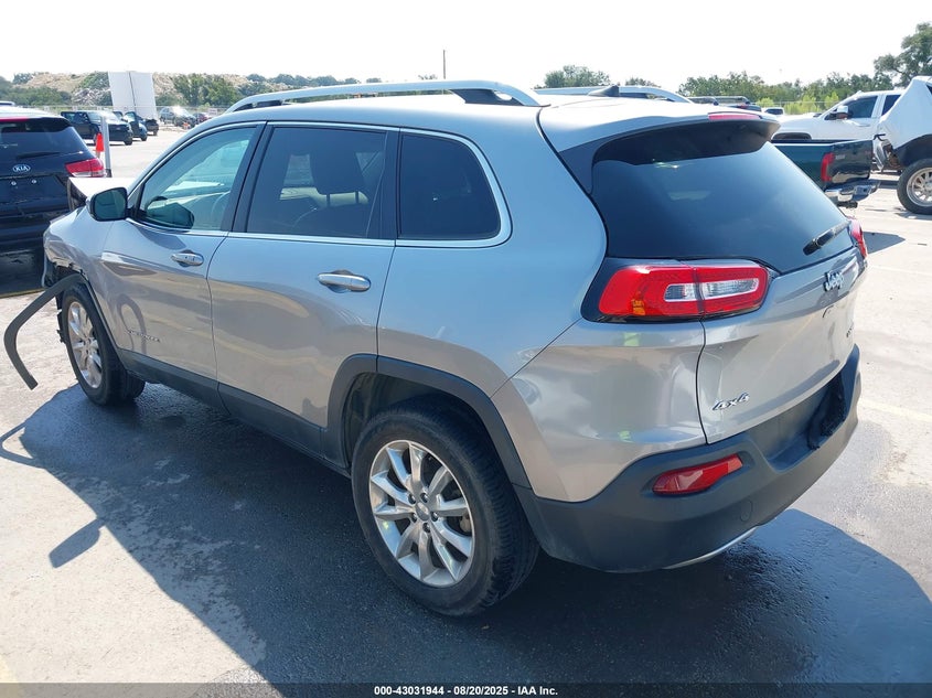 2016 JEEP CHEROKEE LIMITED 1C4PJMDB3GW151758