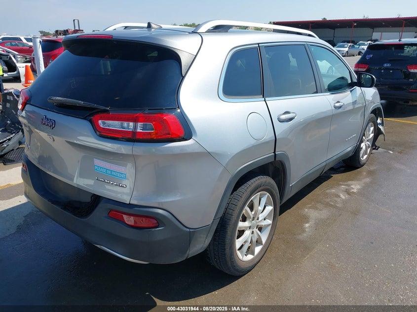 2016 JEEP CHEROKEE LIMITED 1C4PJMDB3GW151758