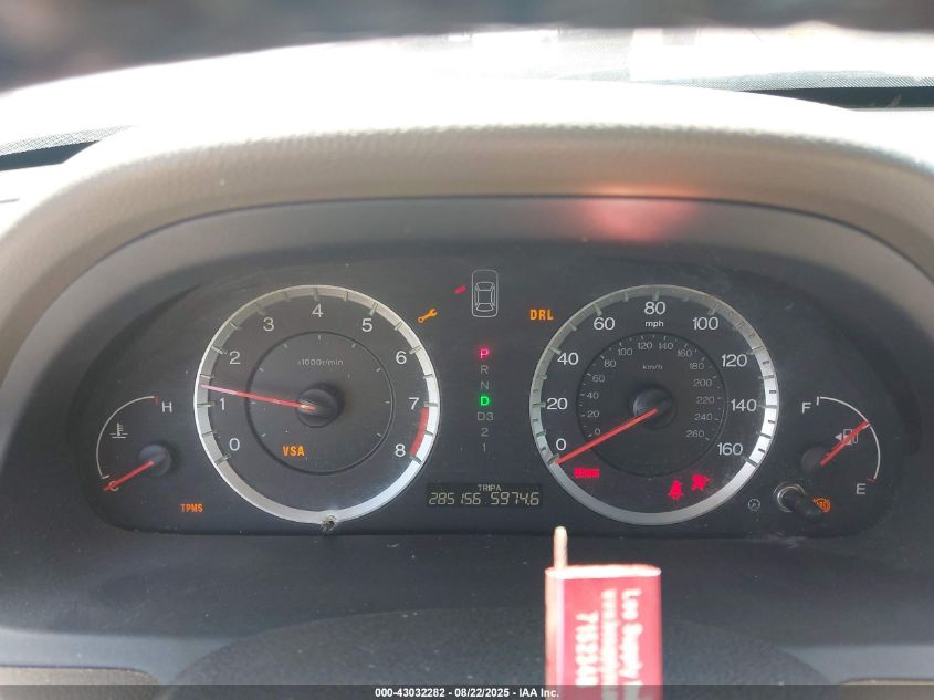 2009 Honda Accord 2.4 Ex-L VIN: 1HGCP268X9A091403 Lot: 43032282