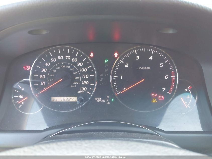 2005 Lexus Gx 470 VIN: JTJBT20X250068653 Lot: 43032289