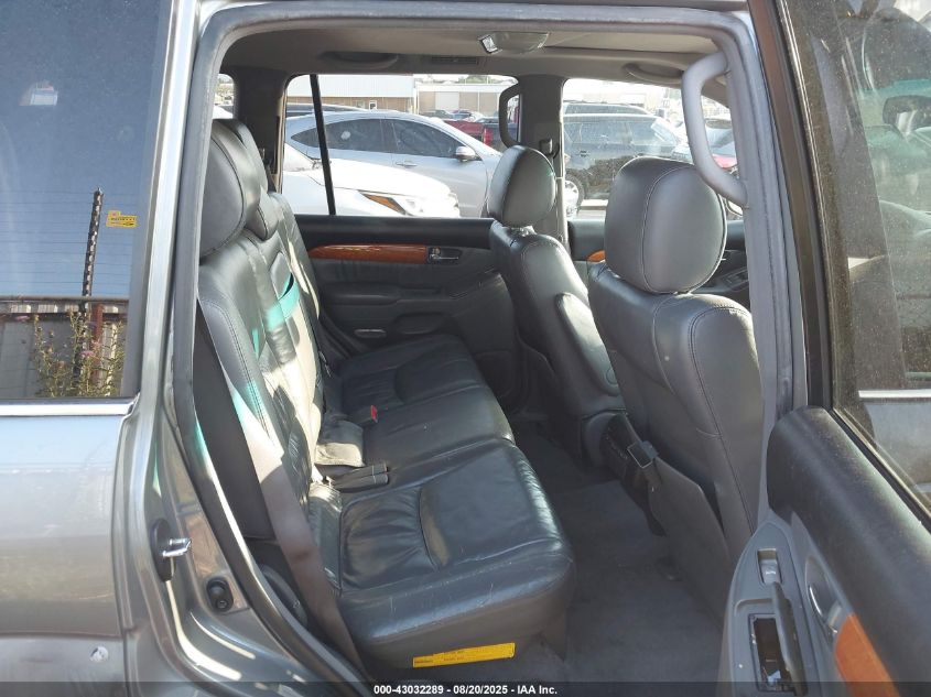 2005 Lexus Gx 470 VIN: JTJBT20X250068653 Lot: 43032289