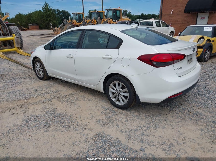 Vin: 3kpfl4a74he116308, lot: 43526758, kia forte s 20173