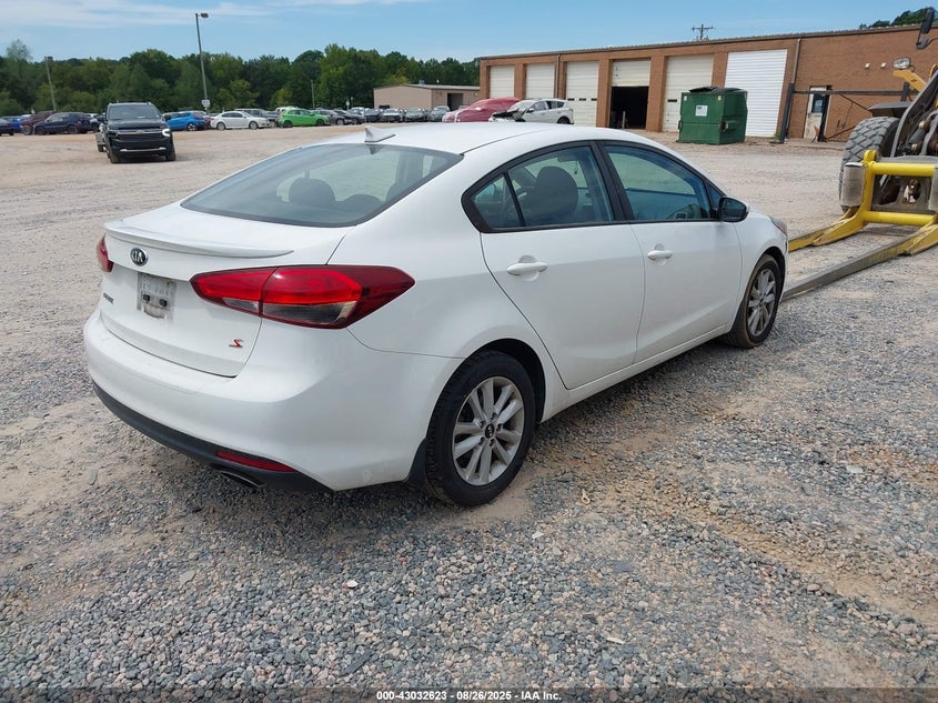 Vin: 3kpfl4a74he116308, lot: 43526758, kia forte s 20174