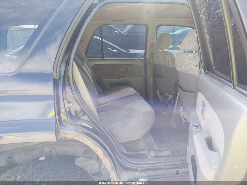 2002 Toyota 4Runner Sr5 V6 VIN: JT3HN86R620378145 Lot: 43032683