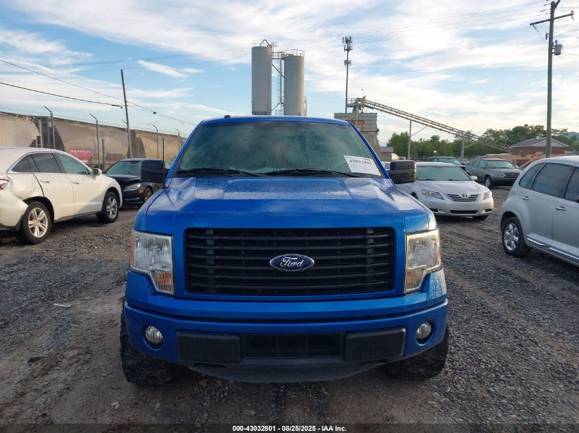 2014 Ford F-150 Stx VIN: 1FTFX1EF4EFB56281 Lot: 43032801