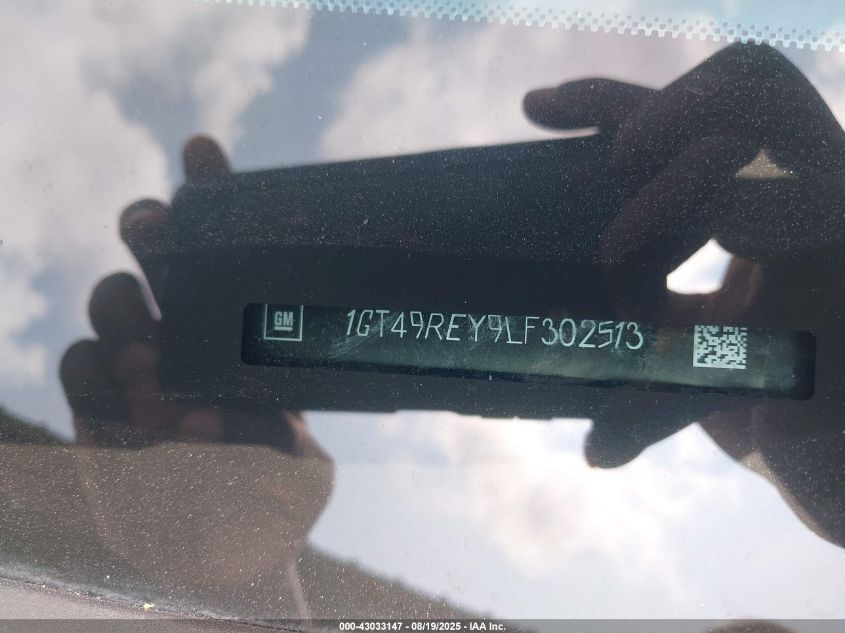 2020 GMC Sierra 2500Hd 4Wd Standard Bed Denali VIN: 1GT49REY9LF302513 Lot: 43033147