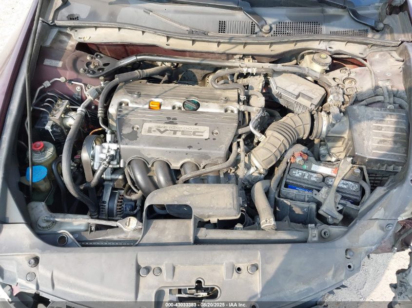 2008 Honda Accord 2.4 Ex VIN: JHMCP26788C025908 Lot: 43033383