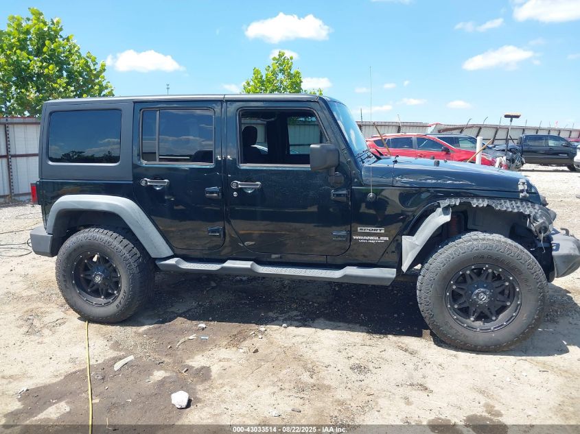 2012 Jeep Wrangler Unlimited Sport VIN: 1C4BJWDG1CL218368 Lot: 43033514