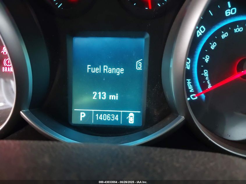 2011 Chevrolet Cruze Lt VIN: 1G1PE5S93B7278399 Lot: 43033554