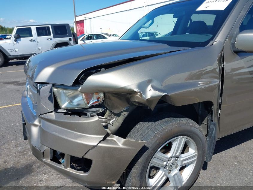 2009 Honda Ridgeline Rtl VIN: 5FPYK16589B102528 Lot: 43033715