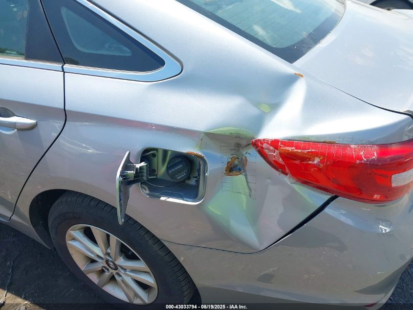 2015 Hyundai Sonata Se VIN: 5NPE24AF5FH087464 Lot: 43033794