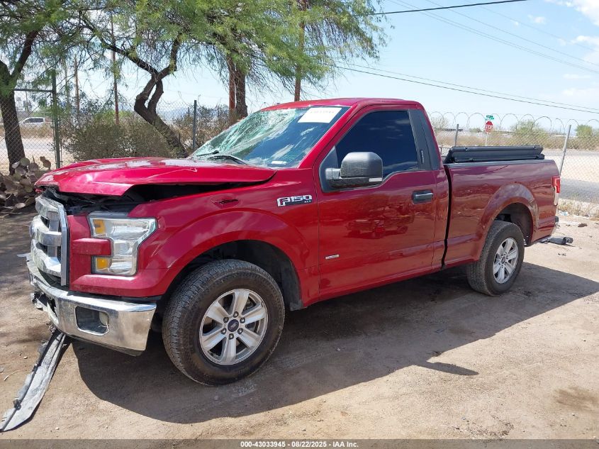 2016 Ford F-150 Xlt VIN: 1FTMF1CP9GKF25765 Lot: 43033945