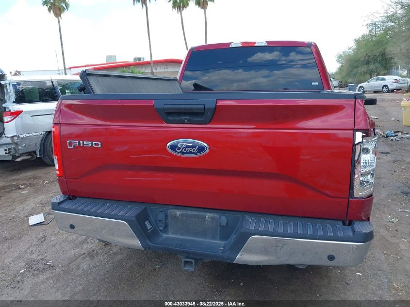 2016 Ford F-150 Xlt VIN: 1FTMF1CP9GKF25765 Lot: 43033945