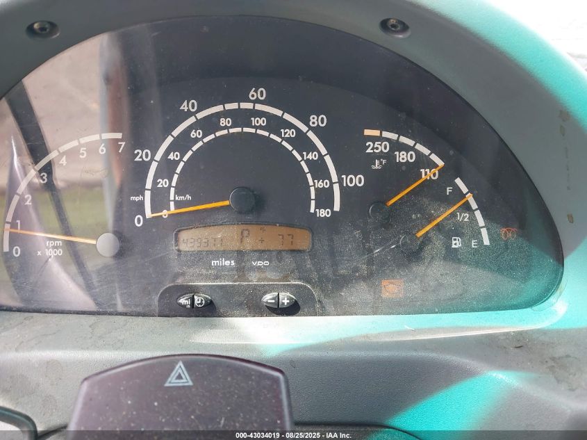 2003 Dodge Sprinter Van 2500 Super High Ceiling VIN: WD2YD742435496387 Lot: 43034019