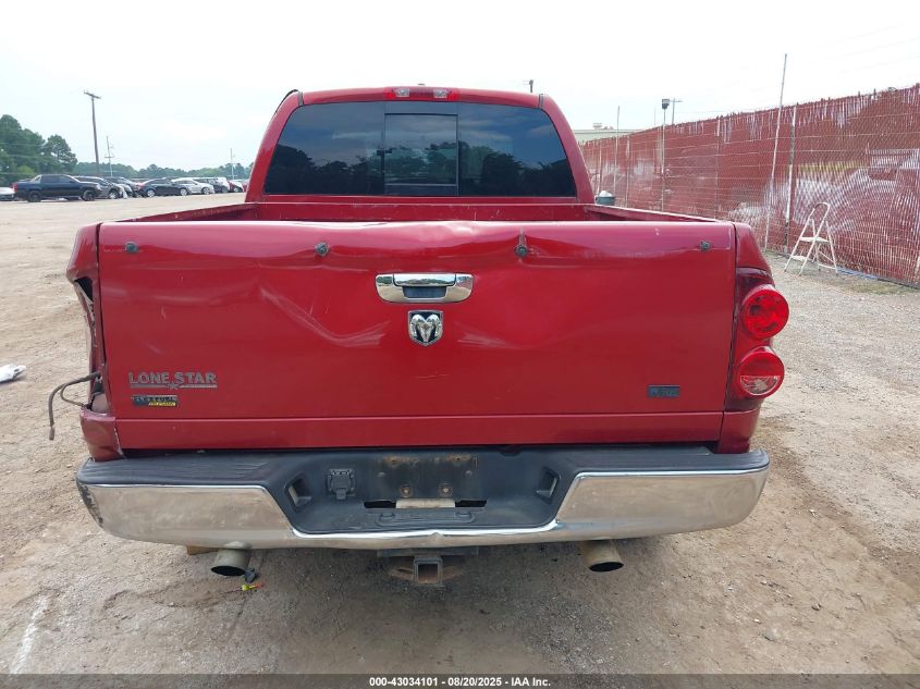 2007 Dodge Ram 1500 Slt VIN: 1D7HA18P77S212776 Lot: 43034101