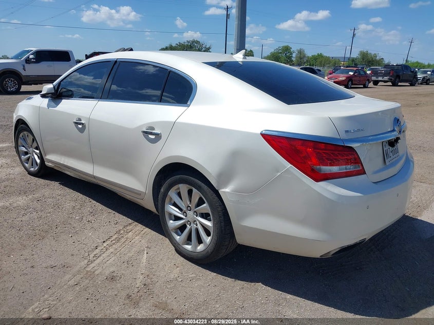 Vin: 1g4gb5g3xef124072, lot: 43528358, buick lacrosse leather group 20143