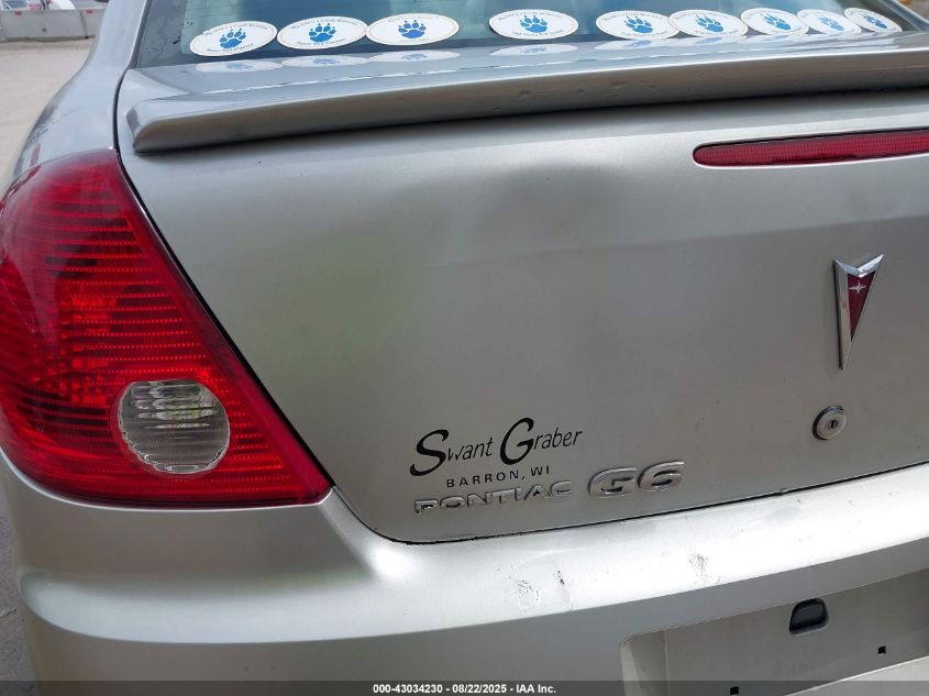 2007 Pontiac G6 Gt VIN: 1G2ZH58N874168098 Lot: 43034230