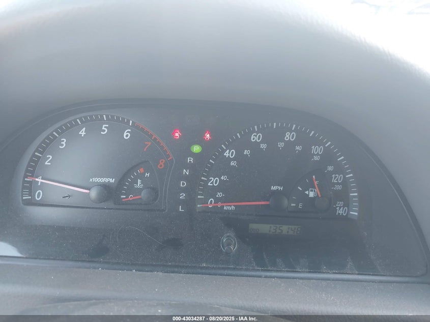 2002 Toyota Camry Le VIN: 4T1BE32K42U612588 Lot: 43034287