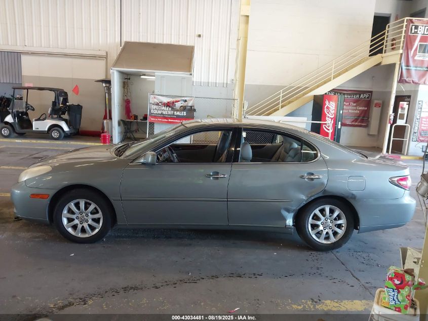 2004 Lexus Es 330 VIN: JTHBA30G545003617 Lot: 43034481