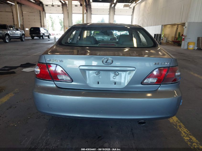2004 Lexus Es 330 VIN: JTHBA30G545003617 Lot: 43034481