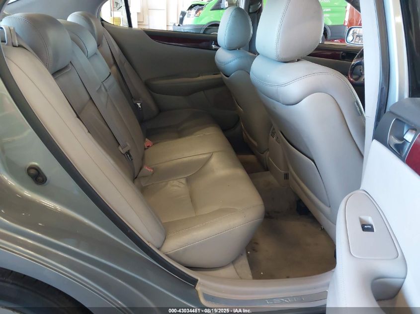 2004 Lexus Es 330 VIN: JTHBA30G545003617 Lot: 43034481