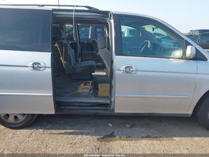 2002 Honda Odyssey Ex VIN: 2HKRL18622H529775 Lot: 43034668