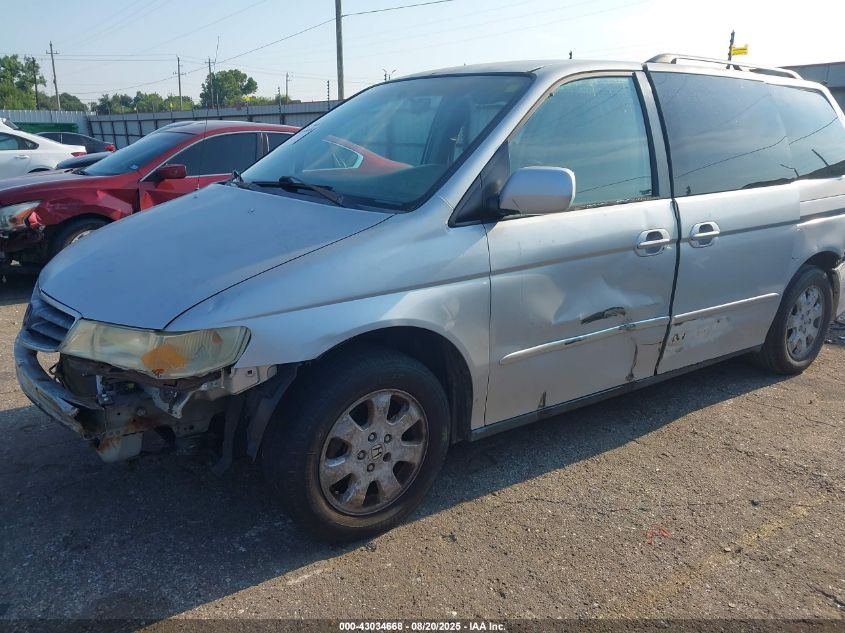 2002 Honda Odyssey Ex VIN: 2HKRL18622H529775 Lot: 43034668
