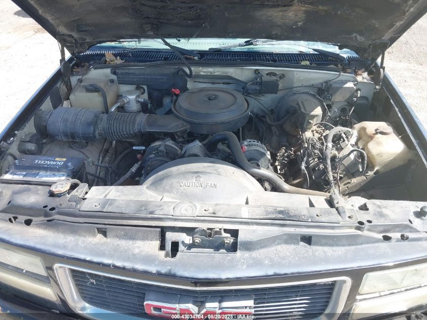 1992 GMC Yukon VIN: 1GKEK18K5NJ705491 Lot: 43034704