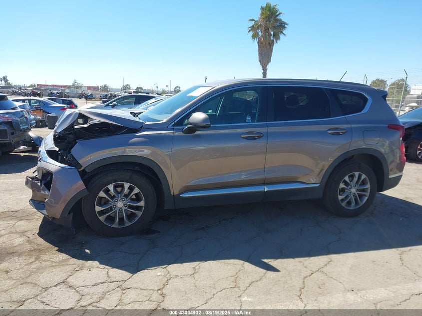 2019 Hyundai Santa Fe Se VIN: 5NMS2CAD7KH012770 Lot: 43034932