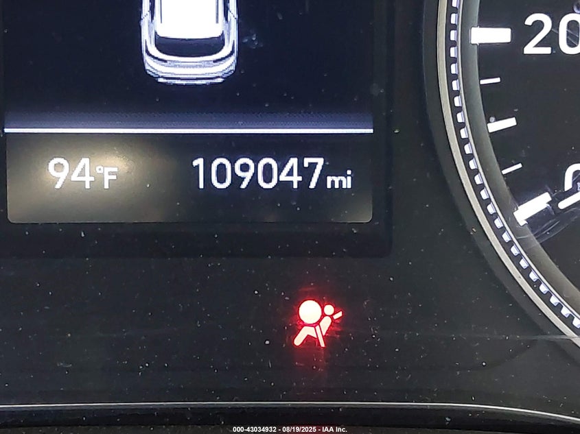 2019 Hyundai Santa Fe Se VIN: 5NMS2CAD7KH012770 Lot: 43034932