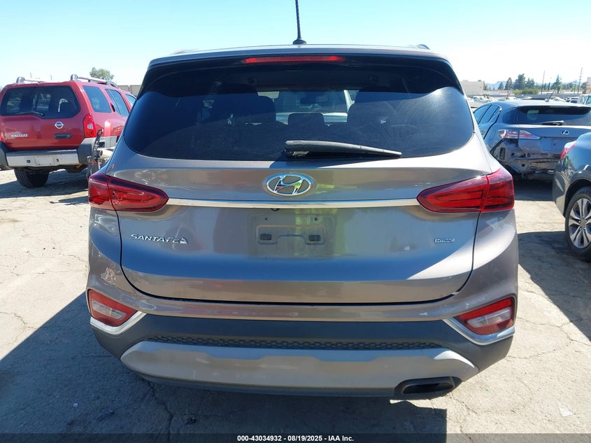 2019 Hyundai Santa Fe Se VIN: 5NMS2CAD7KH012770 Lot: 43034932