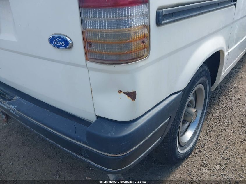 1989 Ford Aerostar VIN: 1FMCA11UXKZC13016 Lot: 43034955